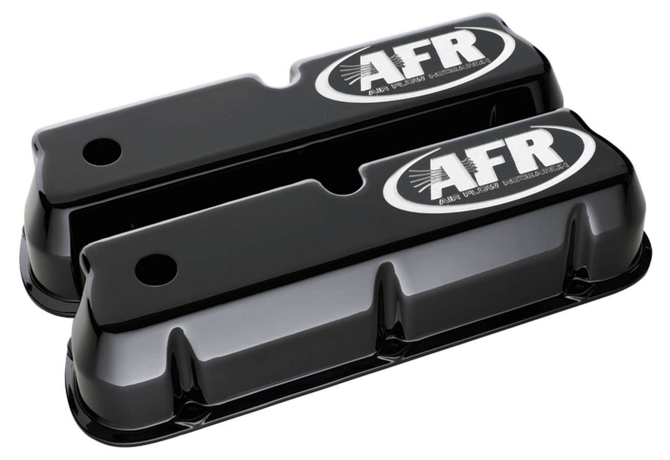 Air FLow Research Engine Component SBF Tall Alum Valve Cvr Black w/AFR Logo 6715