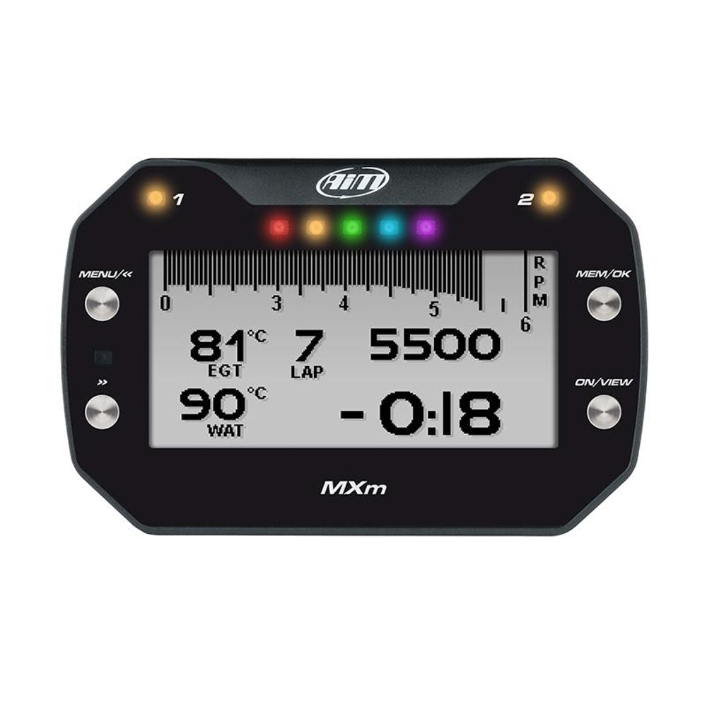 AiM SPORTS Interior Accessory MXM Compact Dash Data Logger X87MXM0000