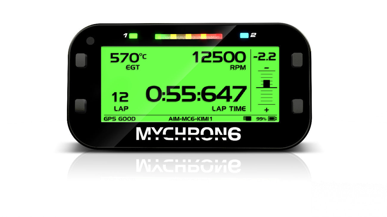 AiM SPORTS Data Acquisition and Components MyChron 6 w/ Cylinder Head m14 & EGT Sensor XM62TCHTEGT07