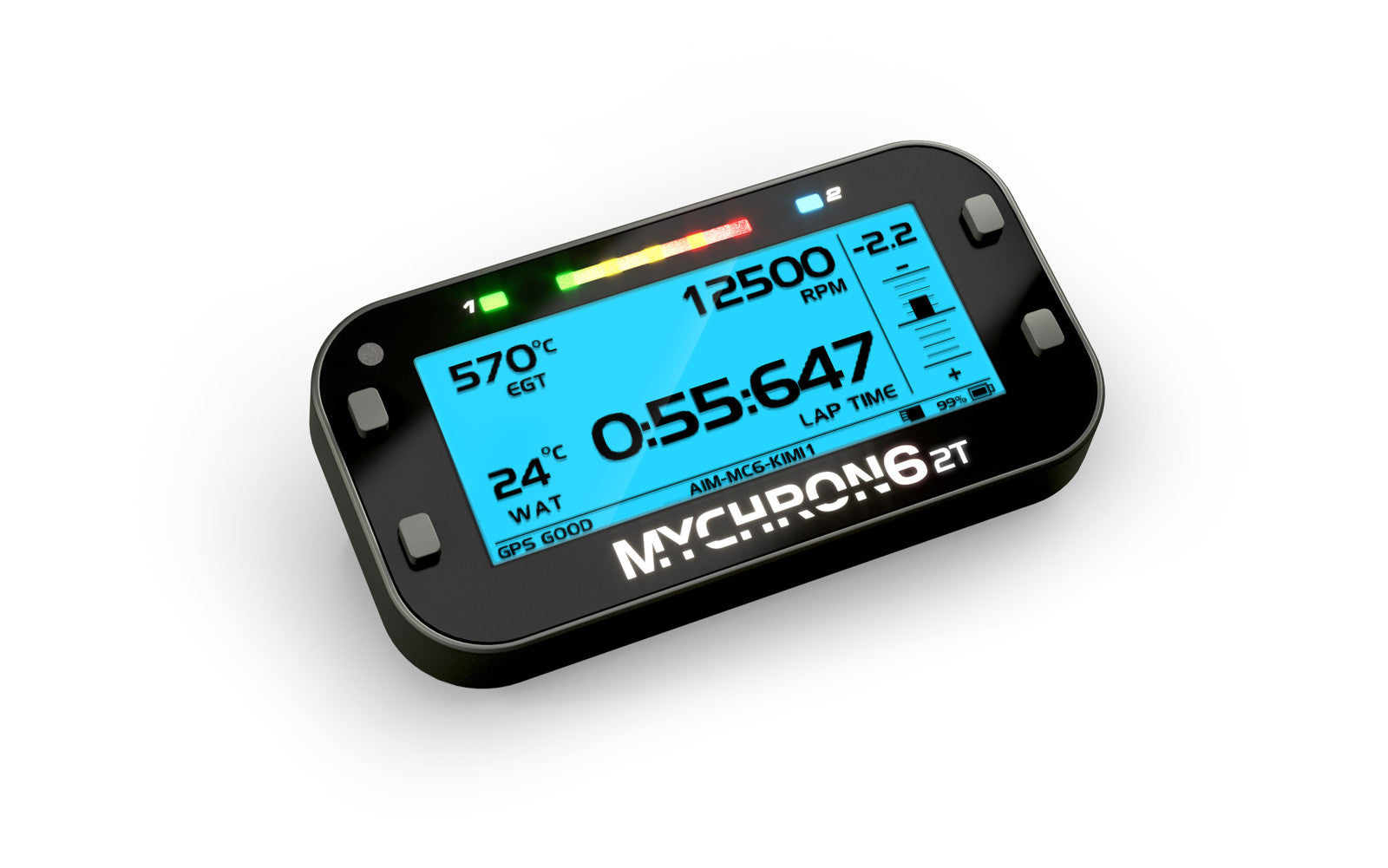 AiM SPORTS Data Acquisition and Components MyChron 6 w/EGT & Water Temp M10 Sensor XM62TEGTRM1011