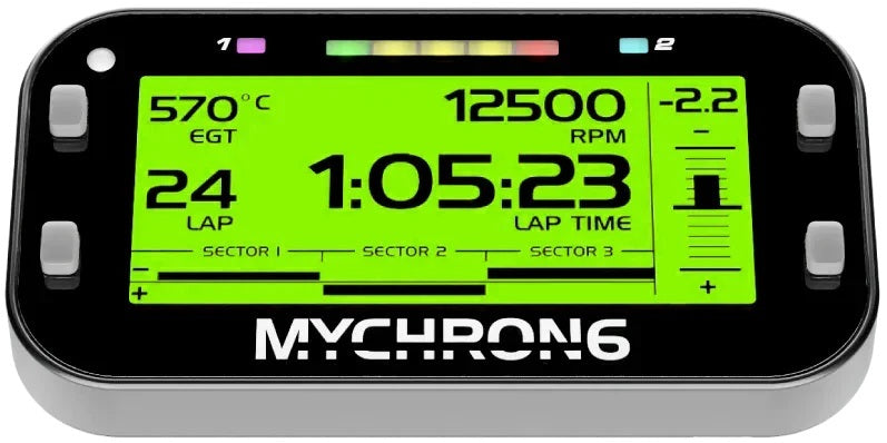AiM SPORTS Data Acquisition and Components MyChron 6 w/ Cylinder Head Temp Sensor XM6CHT140