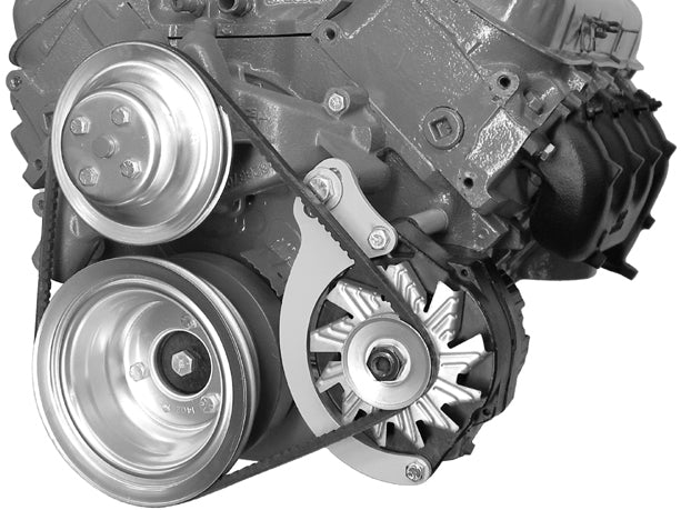 Alan Grove Components 217L Alternator Bracket Driver Side Low Mount Long Water Pump Big Block Chevy