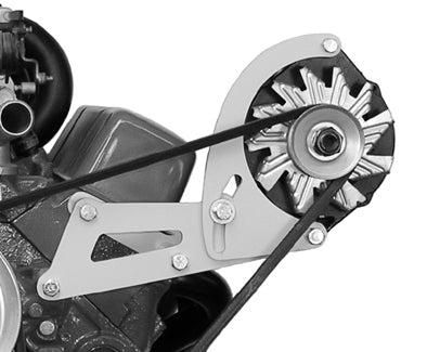 Alan Grove Components 234L Alternator Bracket Driver Side High Mount Long Water Pump Small Block Chevy