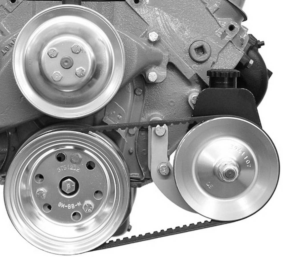 Alan Grove Components 403L Power Steering Pump Bracket Driver Side Short Water Pump Big Block Chevy