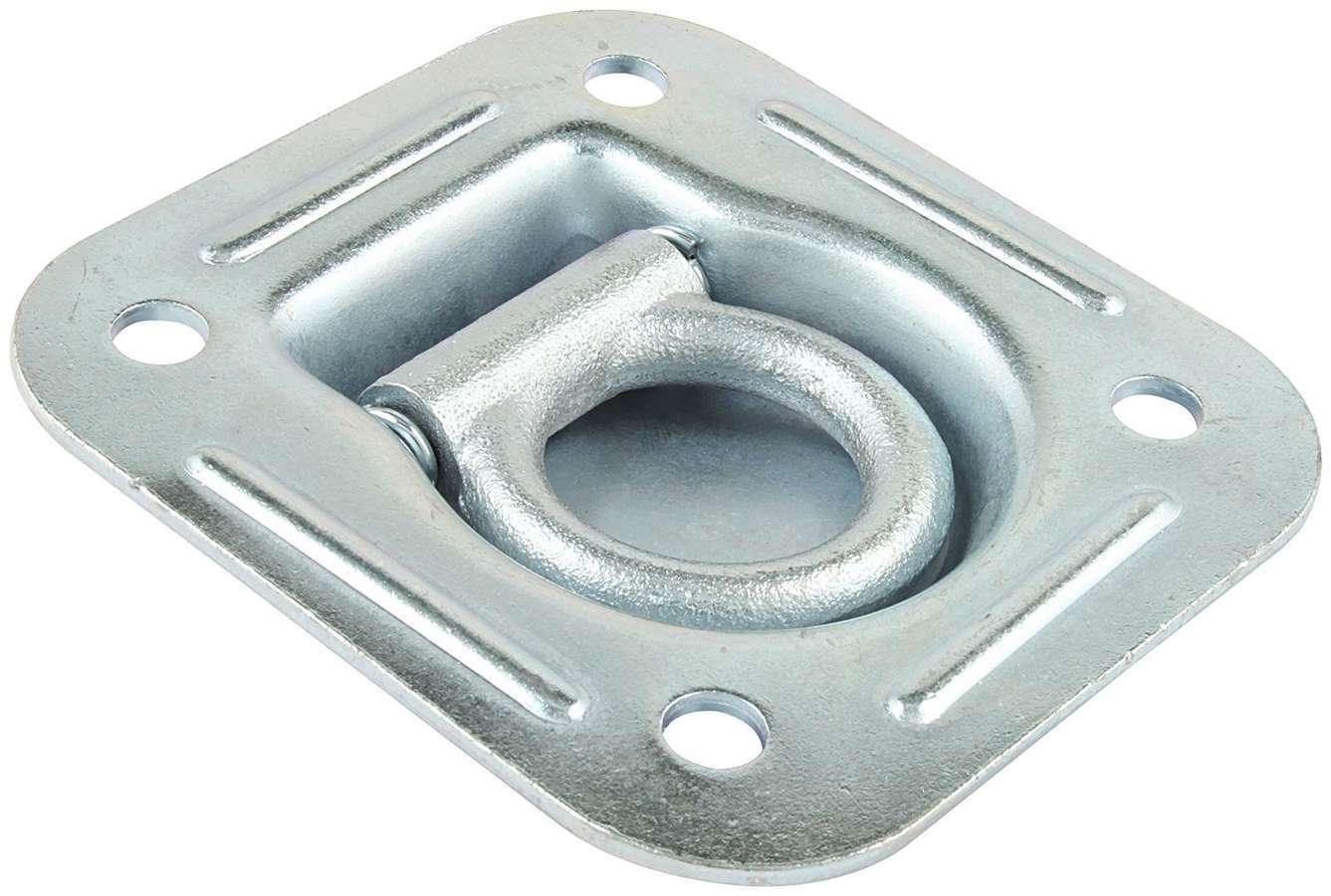 Allstar Performance ALL10210 Heavy-Duty Recessed Trailer D-Ring, Zinc-Plated Steel