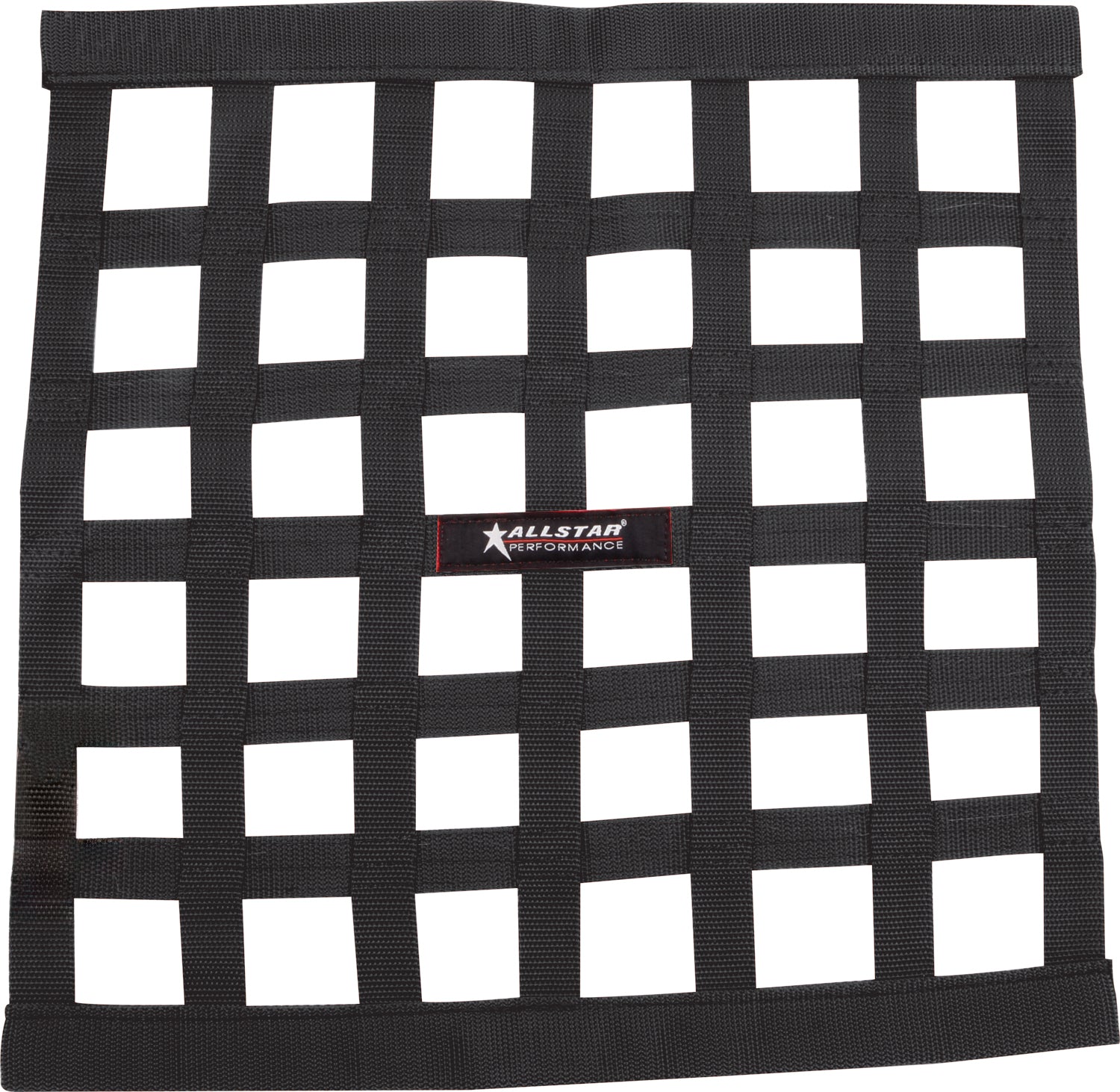 Allstar Performance ALL10283 Ribbon-Style Window Net, 18 x 18-Inch Square, Black