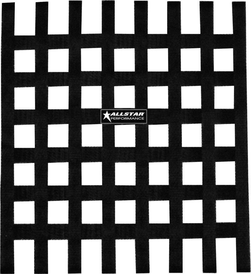 ALLSTAR PERFORMANCE ALL10290 Loop-Style Window Net, 18 x 18-Inch Square, SFI 27.1, Black