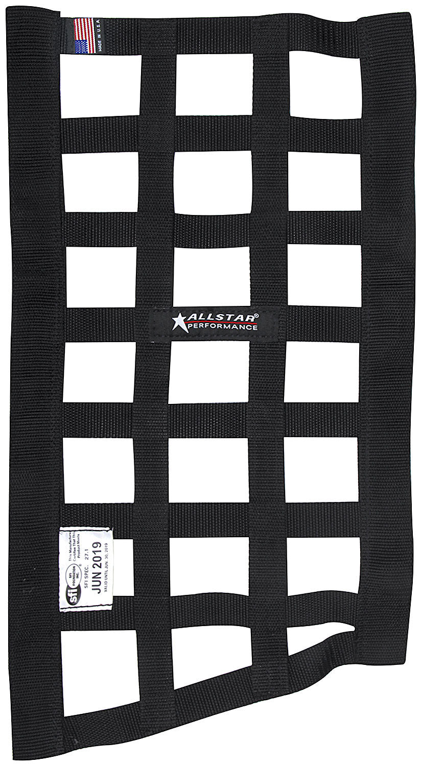 Allstar Performance ALL10291 SFI 27.1 Trapezoid Window Net, Black