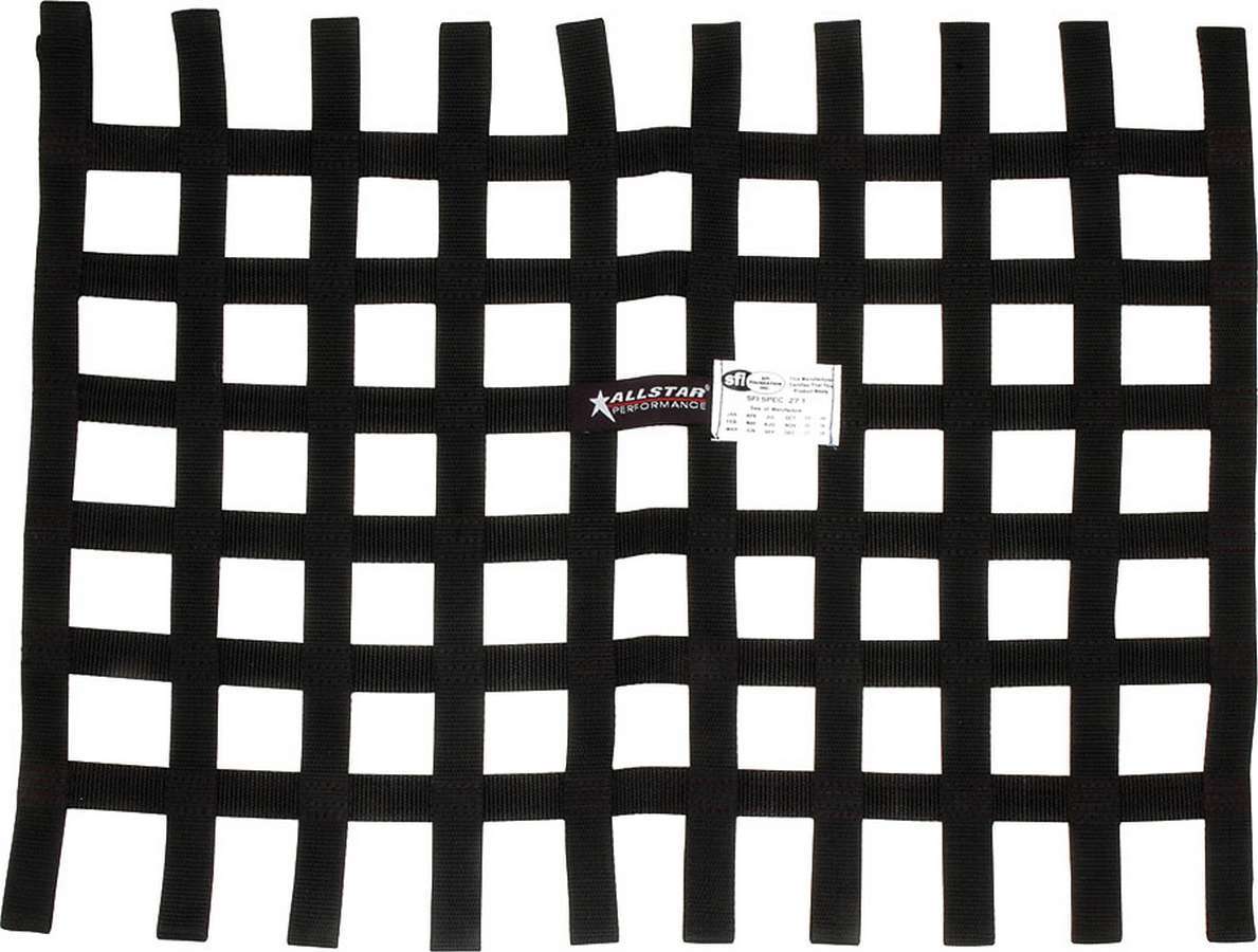 Allstar Performance ALL10295 Loop-Style Window Net, SFI 27.1, Black