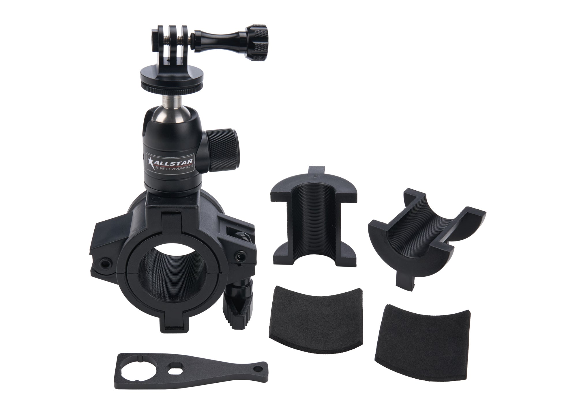 ALLSTAR PERFORMANCE ALL10446 Clamp-On GoPro Camera Mount for 1 to 1-1/2 in Tubes
