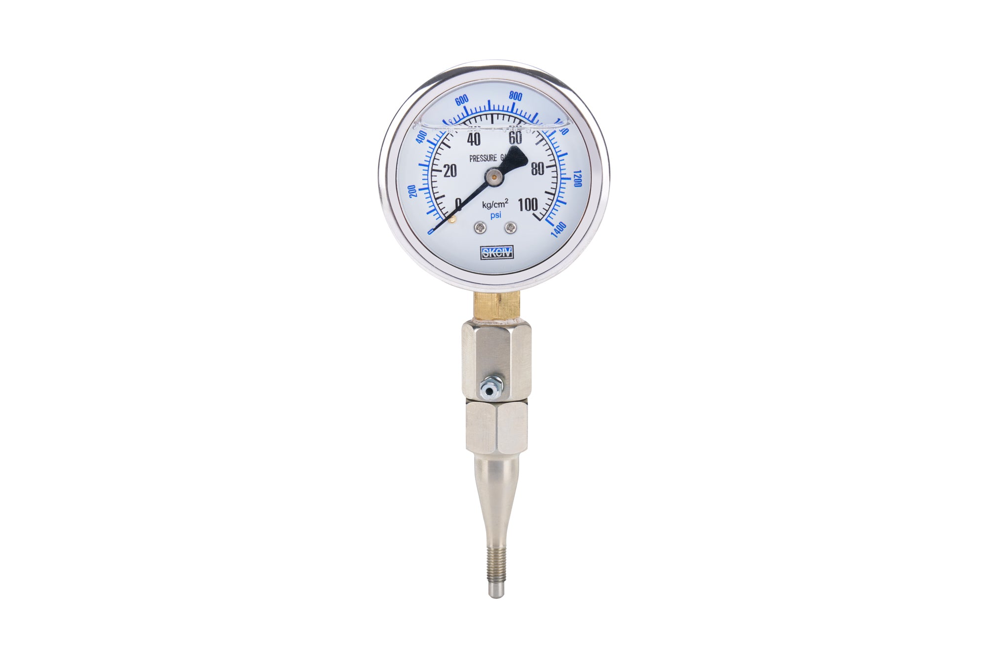 Allstar Performance ALL11020 Brake Pressure Gauge, 0-1,400 PSI, 360-Degree Rotation