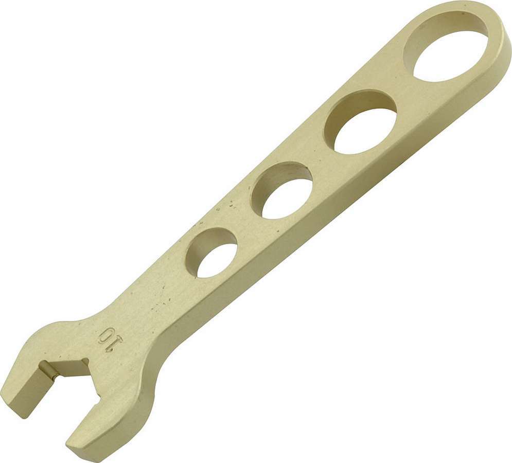 Allstar Performance Aluminum -10 AN Single-End Wrench, Gold Anodized – Part Number ALL11110