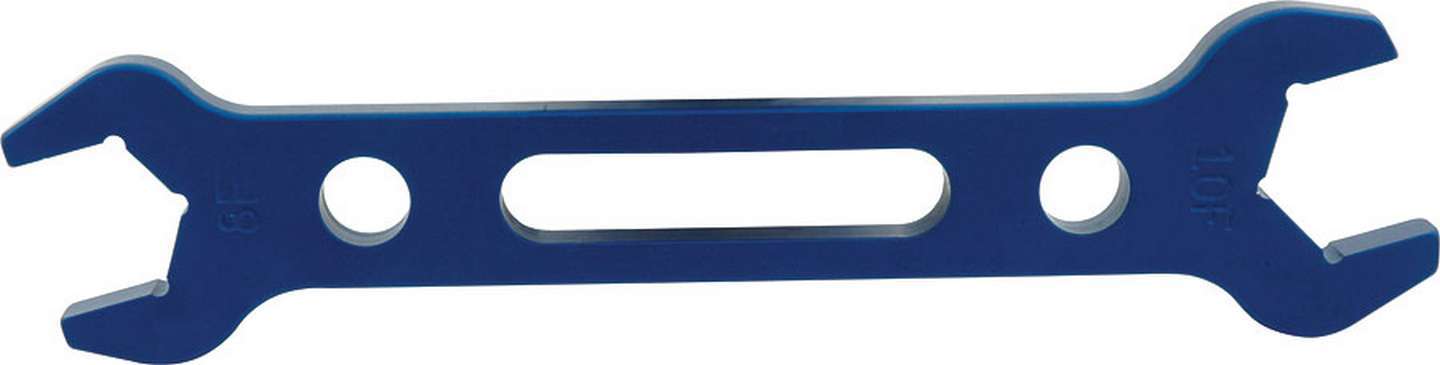 Allstar Performance Double-Ended Aluminum AN Wrench, -8 to -10 AN, Blue Anodized, Part Number ALL11130
