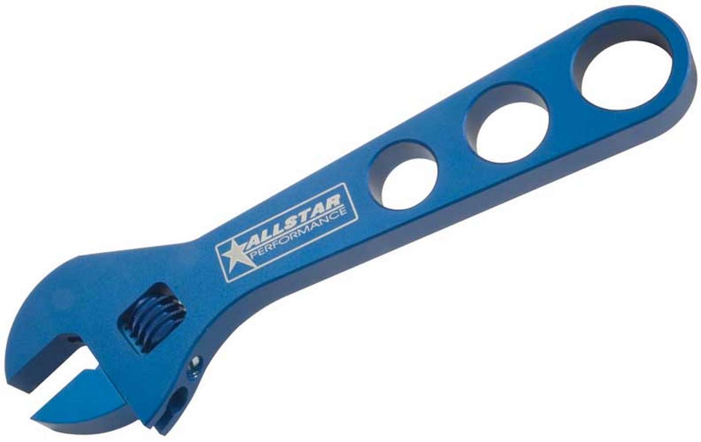 Allstar Performance ALL11152 Adjustable AN Wrench, Single-End, 0 to 10 AN, Blue Anodized Aluminum