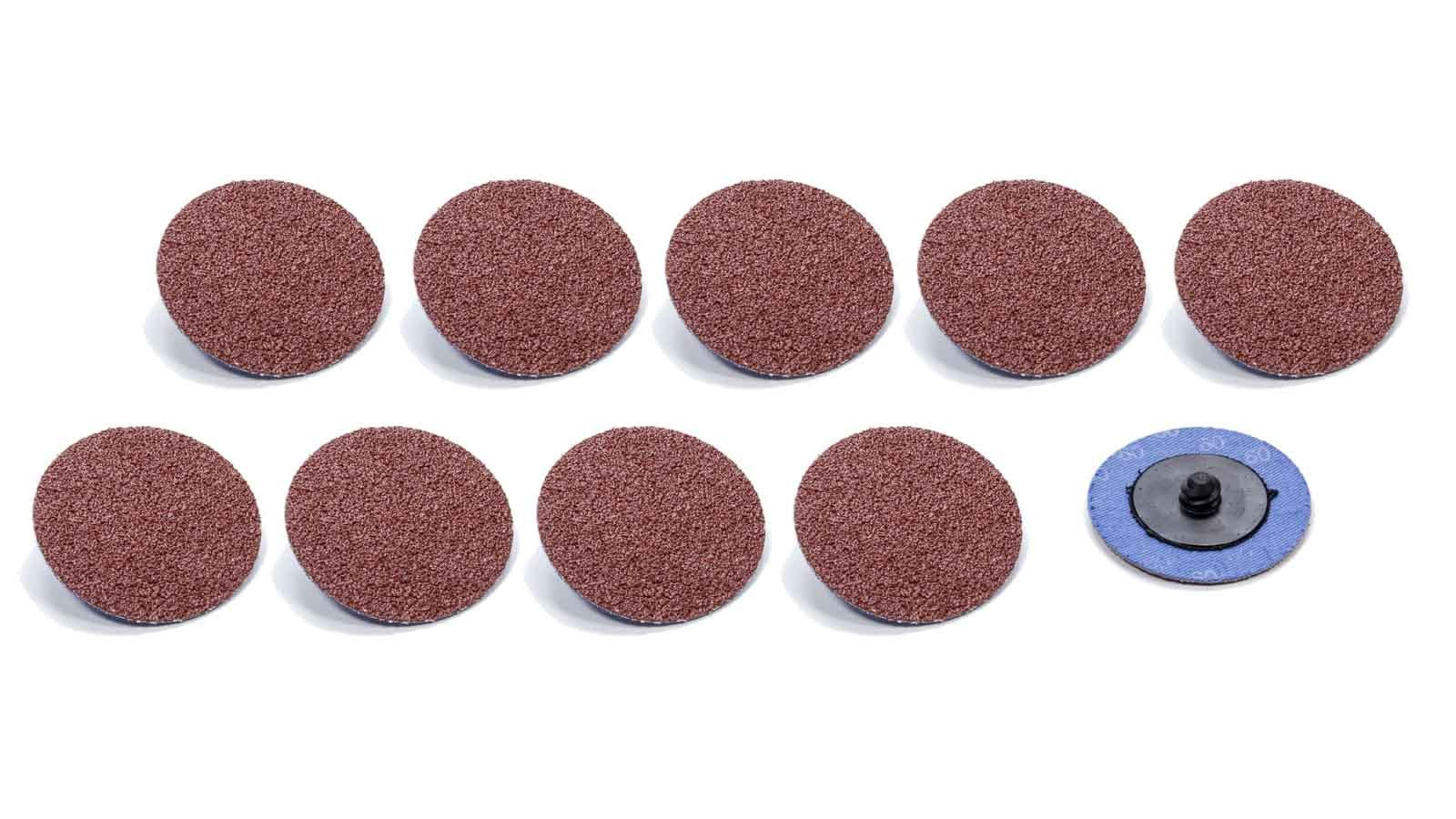 Allstar Performance ALL12105 Twist-Lock Sanding Discs, 2-Inch, 60 Grit, Set of 10