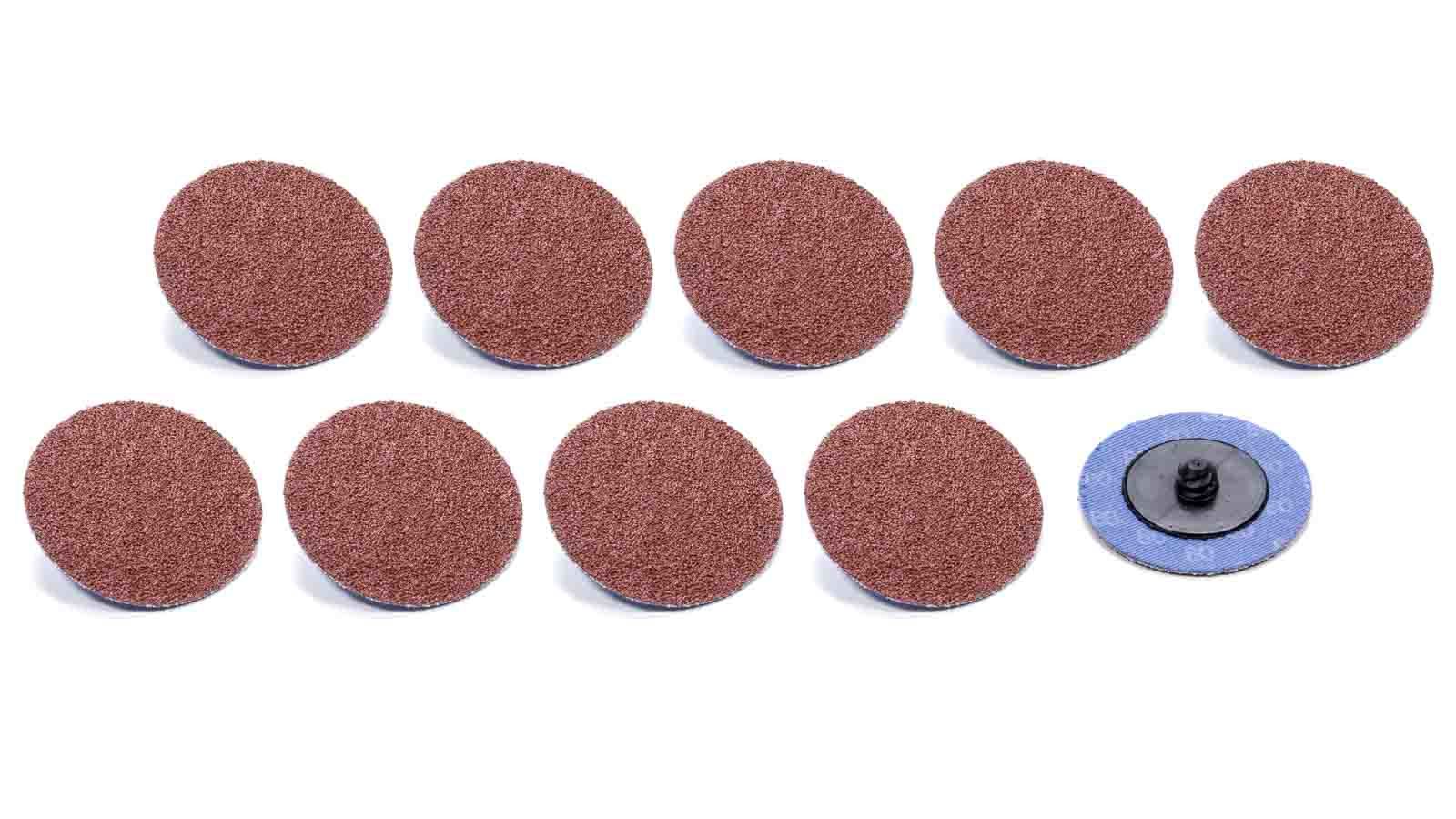 Allstar Performance ALL12106 Twist-Lock Sanding Discs, 2-Inch, 80 Grit, 10-Pack