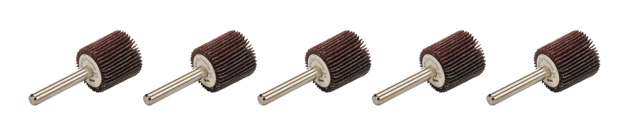 Allstar Performance ALL12135 1-Inch Flap Wheel with Mandrel, 60 Grit Zirconia, 5-Pack