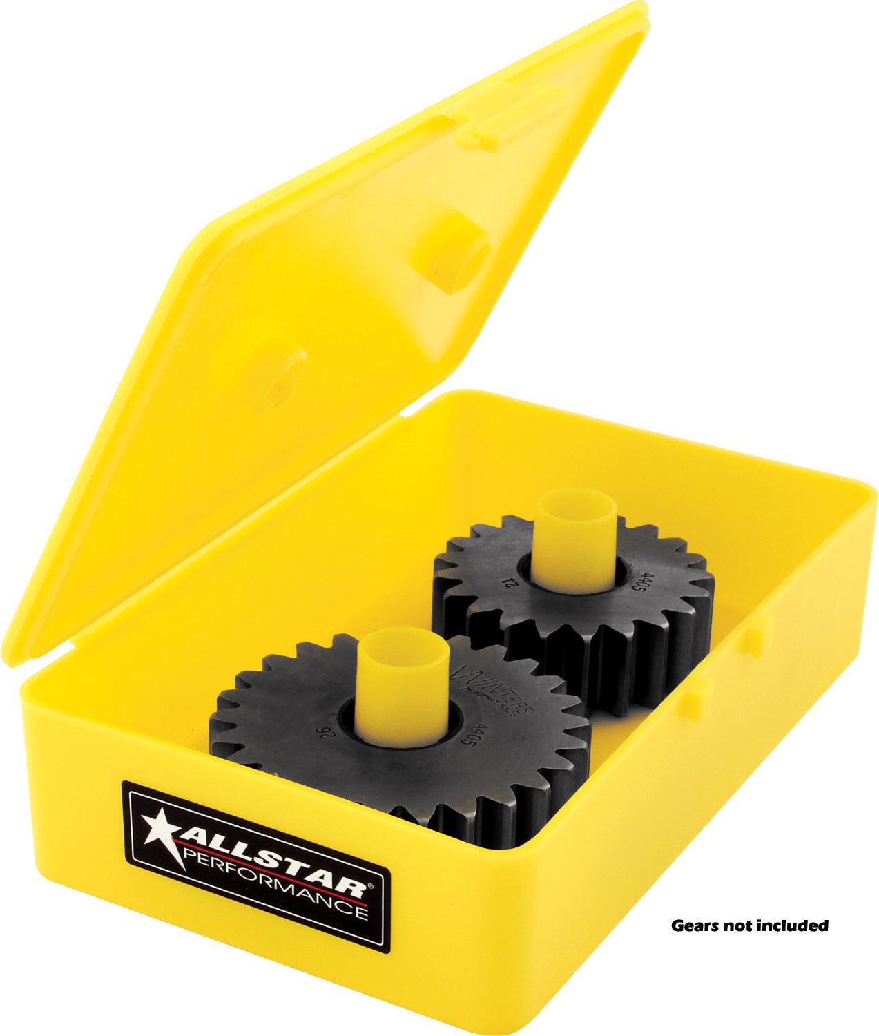 ALLSTAR PERFORMANCE ALL14352-10 Yellow Midget Quick-Change Gear Set Storage Case