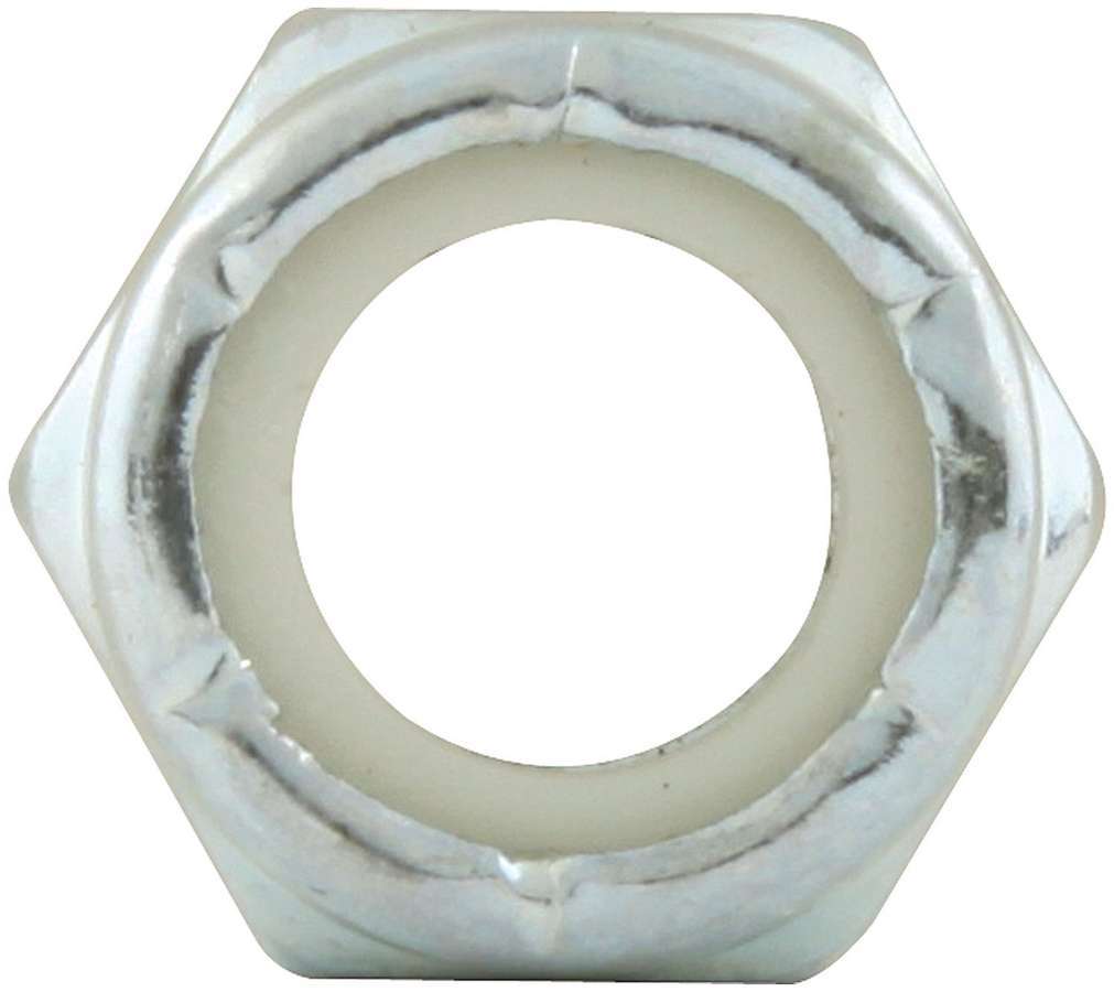 ALLSTAR PERFORMANCE ALL16022-10 Thin Nylon Insert Lock Nuts, 3/8-16 Thread, Steel, Zinc Oxide, 10-Pack