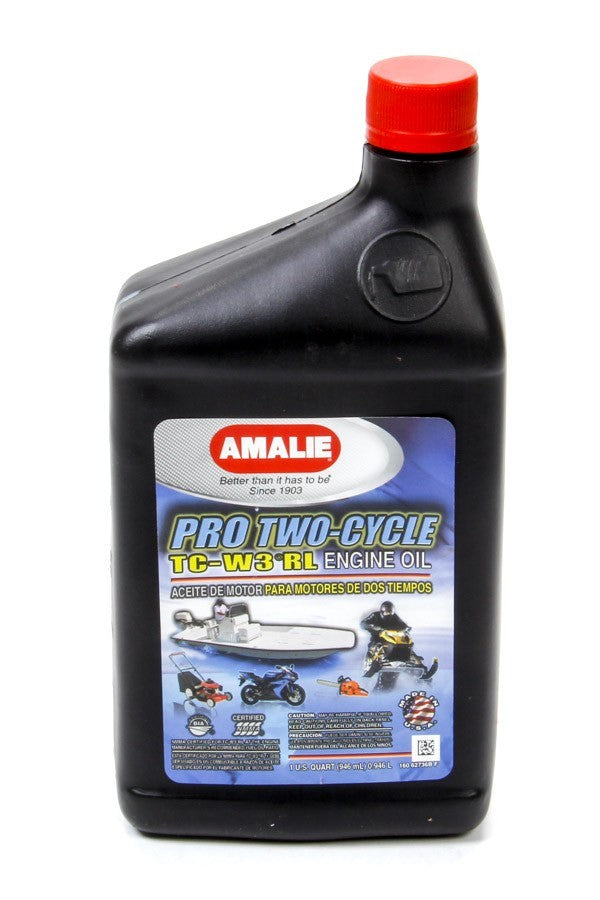 Amalie Two Stroke Oil Pro 2 Cycle TC-W 3 RL Oil Case 12x1Qt 160-62736-56