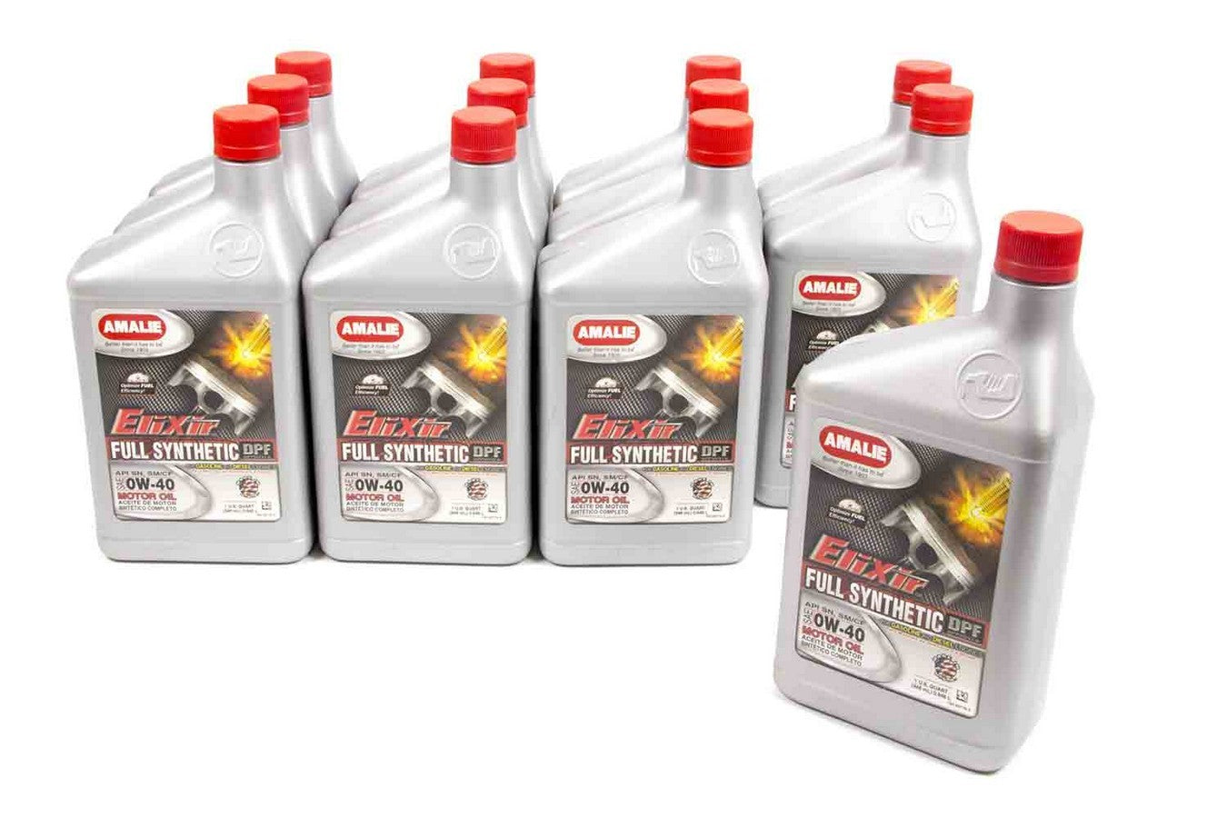 Amalie Motor Oil Elixir Full Syn 0w40 Oil Case 12x1Qt 160-65776-56