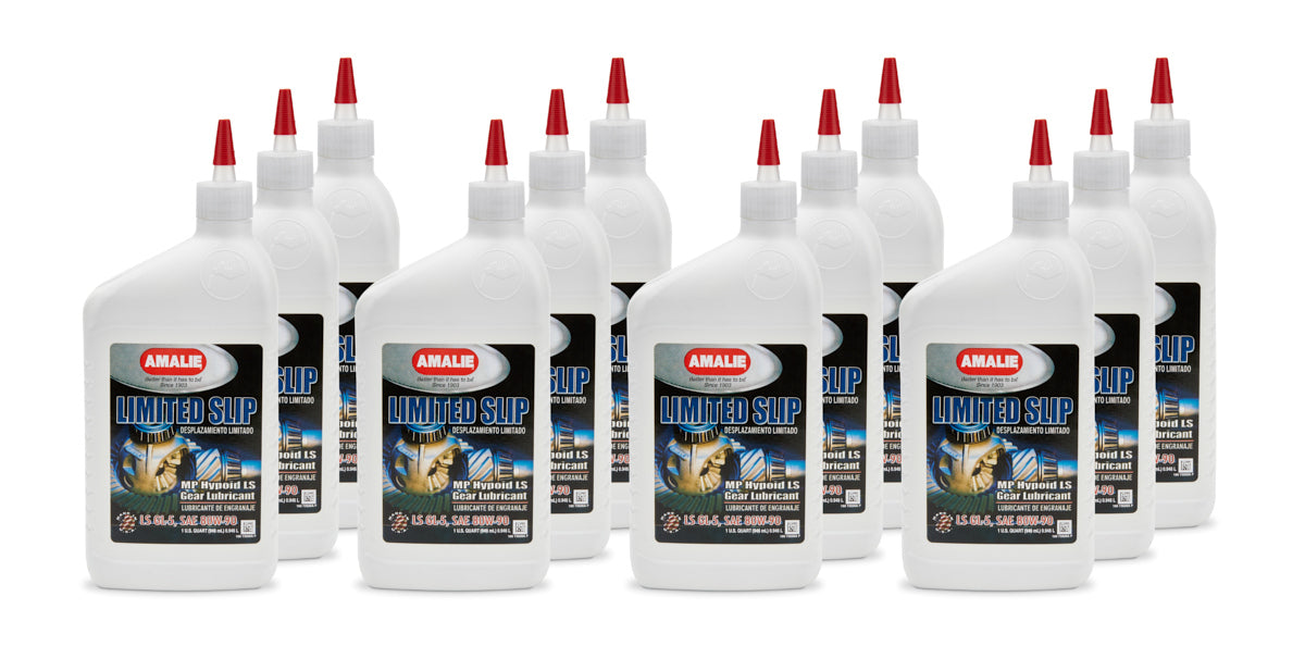 Amalie Limited Slip MP GL-5 80w -90 Gear Oil Case 12x1Qt 160-73026-56