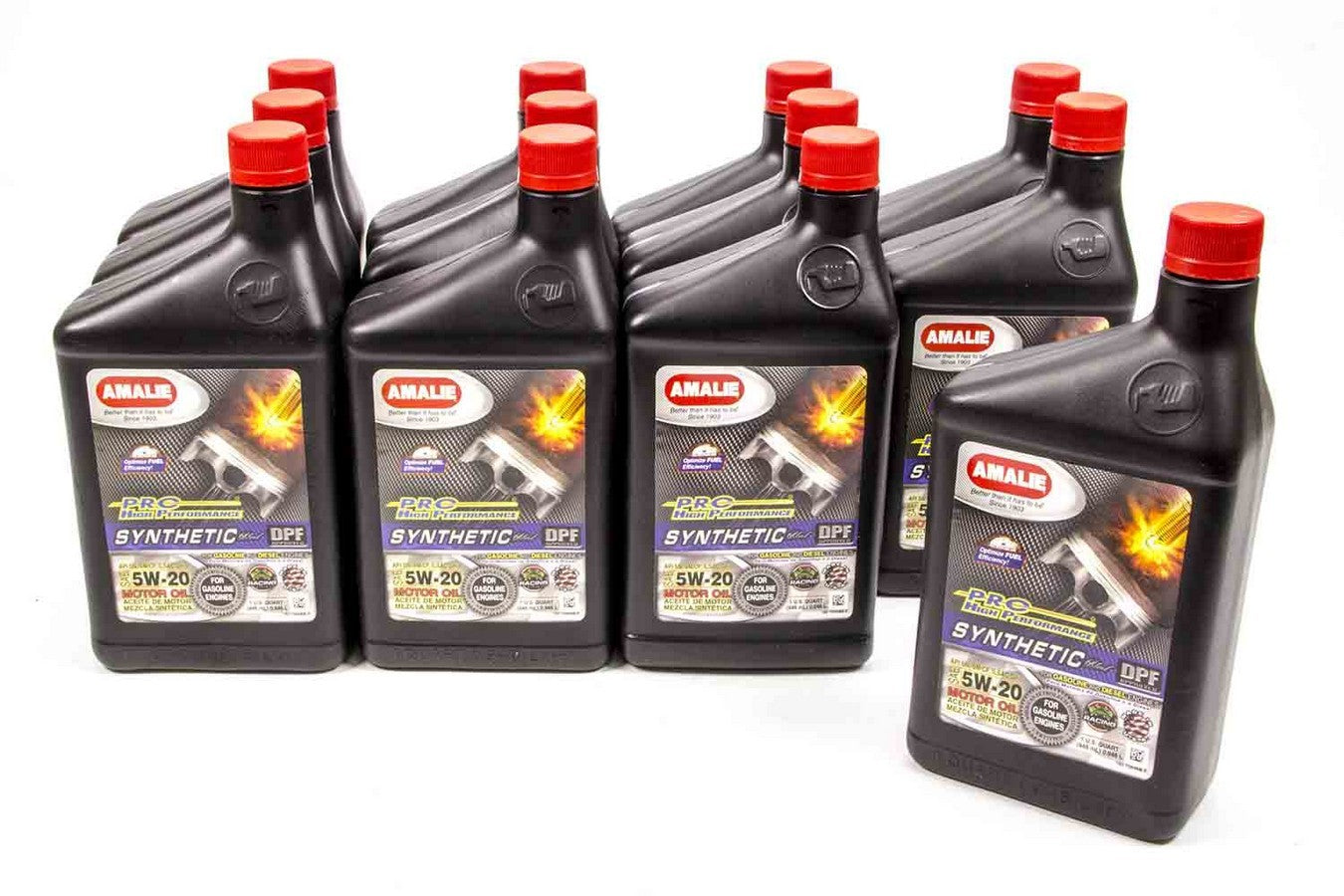 Amalie Motor Oil PRO HP Syn Blend 5w20 Oil Case 12x1Qt 160-75646-56