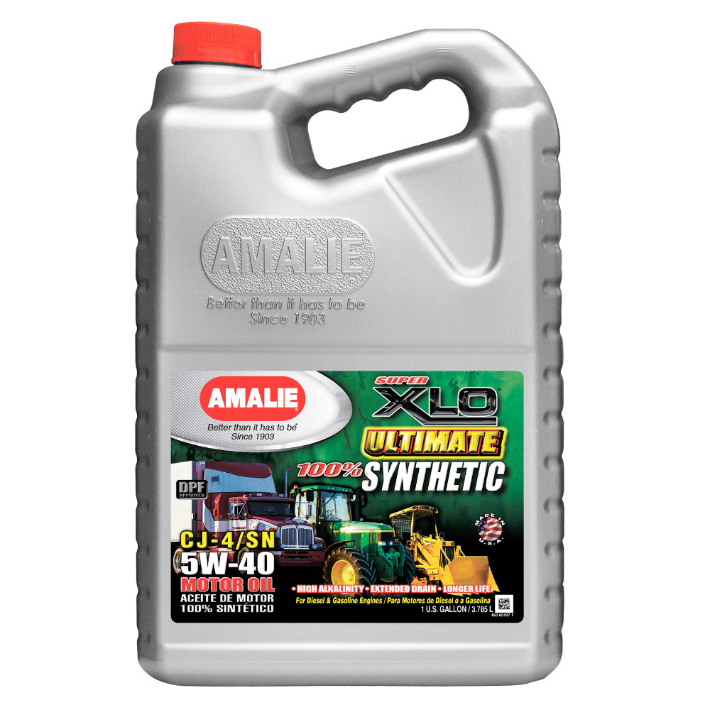 Amalie Motor Oil XLO Ultimate Full Synthe ti 5w40 Oil 1 Gallon AMA60197-36