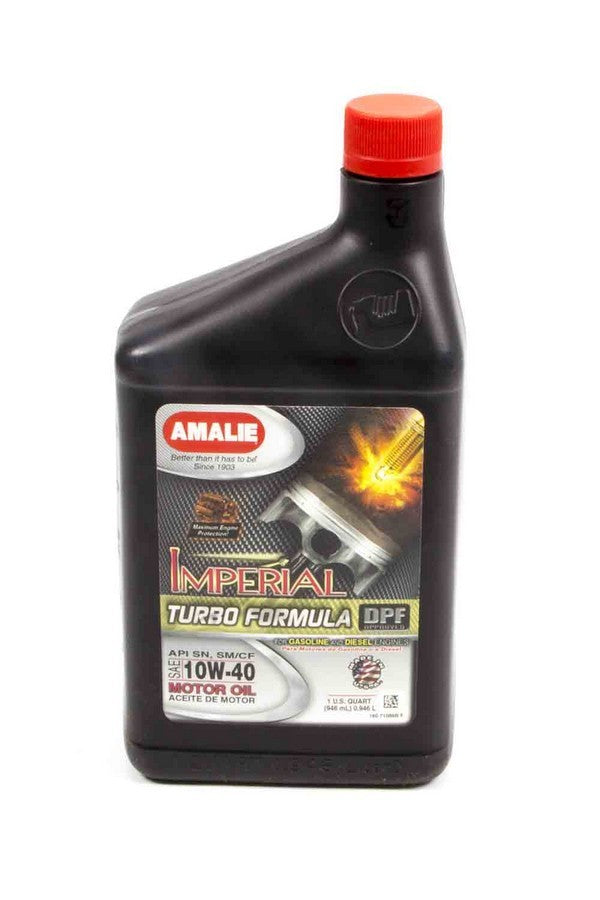 Amalie Motor Oil Imperial Turbo Formula 10w40 Oil 1Qt AMA71086-56