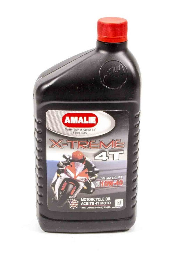 Amalie Motor Oil X-treme 4T SG Motorcycle Oil 10w40 1Qt AMA72676-56