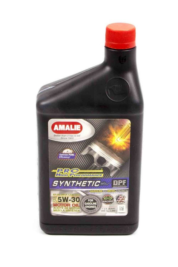 Amalie Motor Oil PRO HP Syn Blend 5w30 Oil 1Qt AMA75666-56