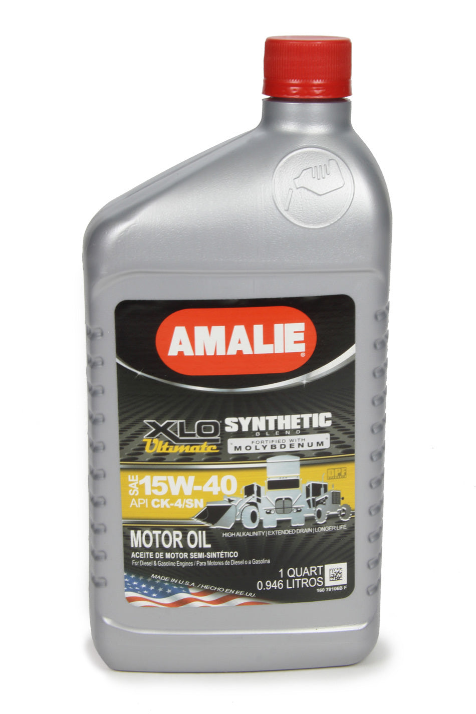 Amalie Motor Oil XLO Ultimate Syn Blend w /Moly 15w40 1Qt AMA79106-56