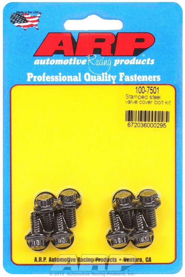 Auto Racing Products Engine Component Valve Cover Bolt Kit - 1/4-20 12pt. (8) 100-7501