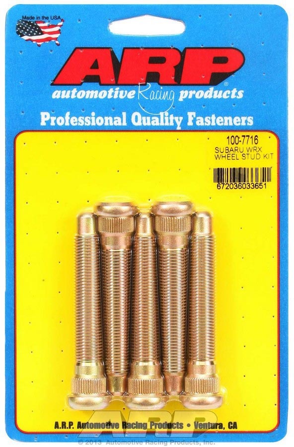 Auto Racing Products Wheel Accessory Wheel Stud Kit - Subaru WRX 100-7716