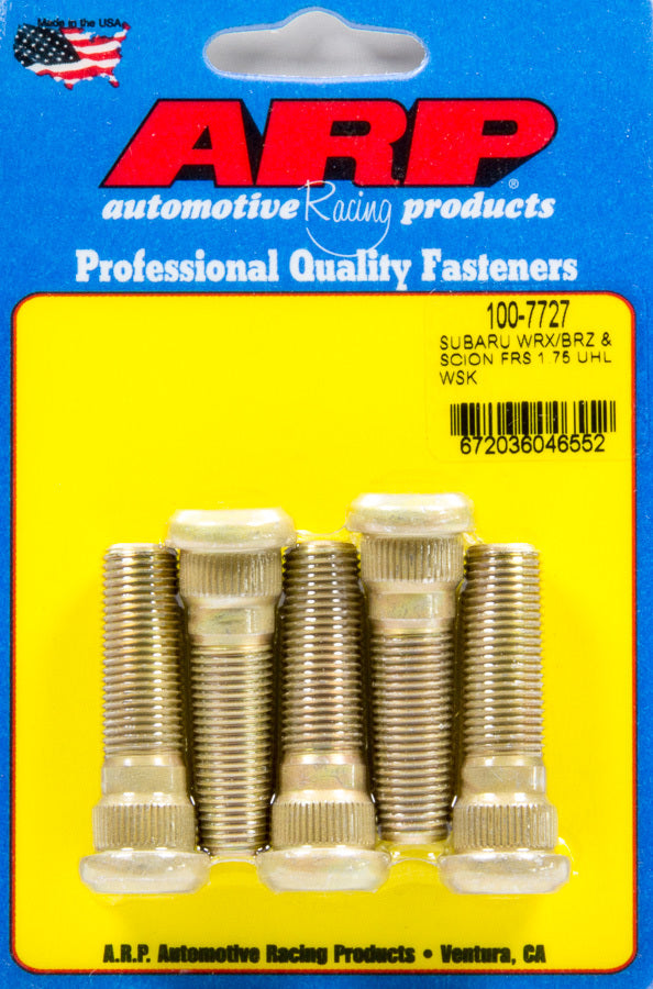 Auto Racing Products Wheel Accessory Wheel Stud Kit 5pk Subaru WRX/BRX & Scion F 100-7727