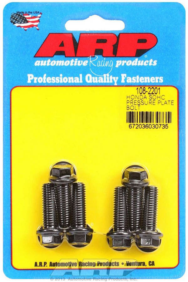 Auto Racing Products Automotive Hardware Pressure Plate Bolt Kit - Honda SOHC 108-2201
