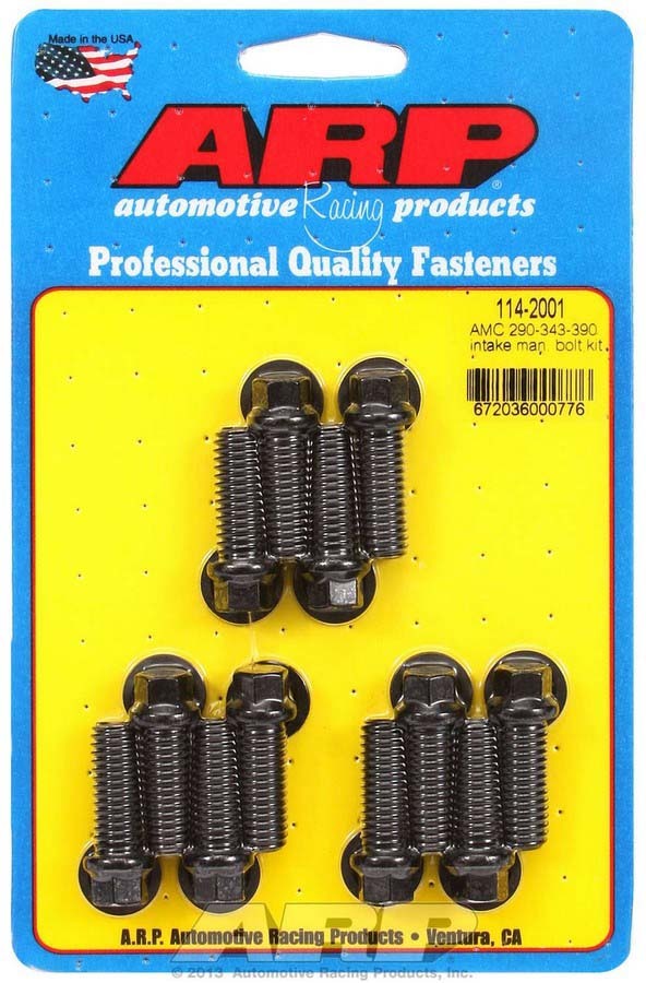 Auto Racing Products Engine Component AMC Intake Bolt Kit 6pt. 114-2001