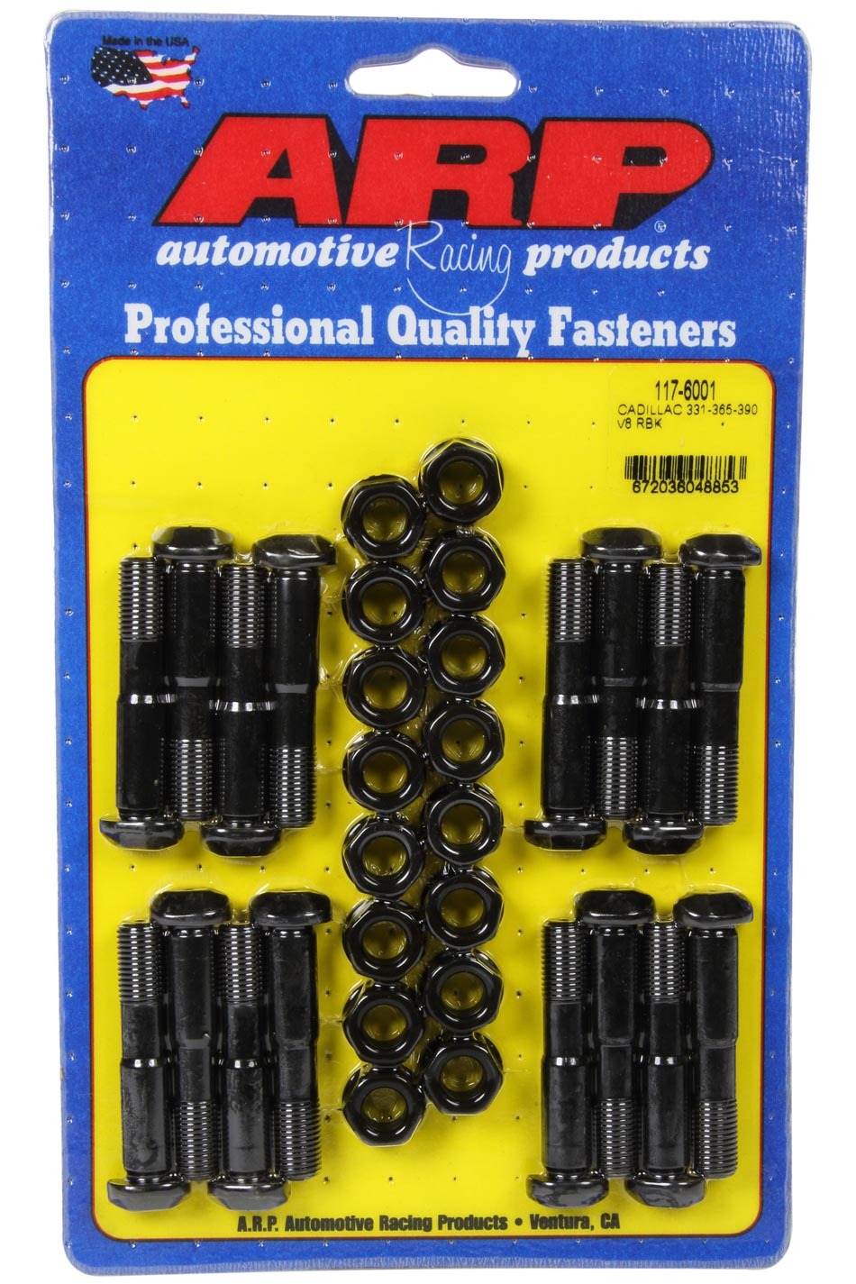 Auto Racing Products Automotive Hardware Rod Bolt Kit Cadillac V8 331/365/390 117-6001