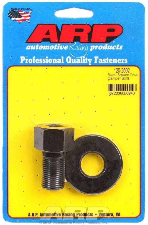 Auto Racing Products Automotive Hardware Buick Balancer Bolt Kit Square Drive V6/V8 120-2502