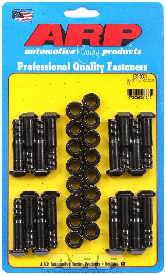 Auto Racing Products Automotive Hardware Buick Rod Bolt Kit - Fits 400-455 125-6001