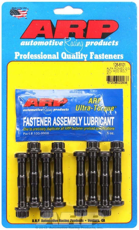 Auto Racing Products Automotive Hardware Rod Bolt Kit - Alfa Romeo 2.0L GTV 126-6101