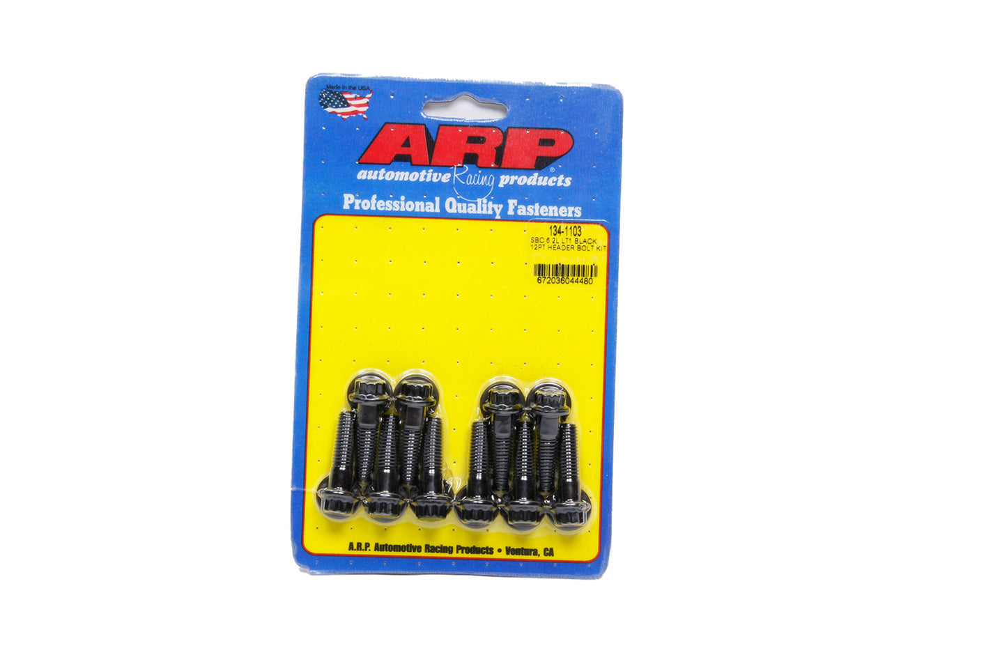 Auto Racing Products Exhaust Header Header Bolt Kit - GM LT1 6.2L 12pt 134-1103