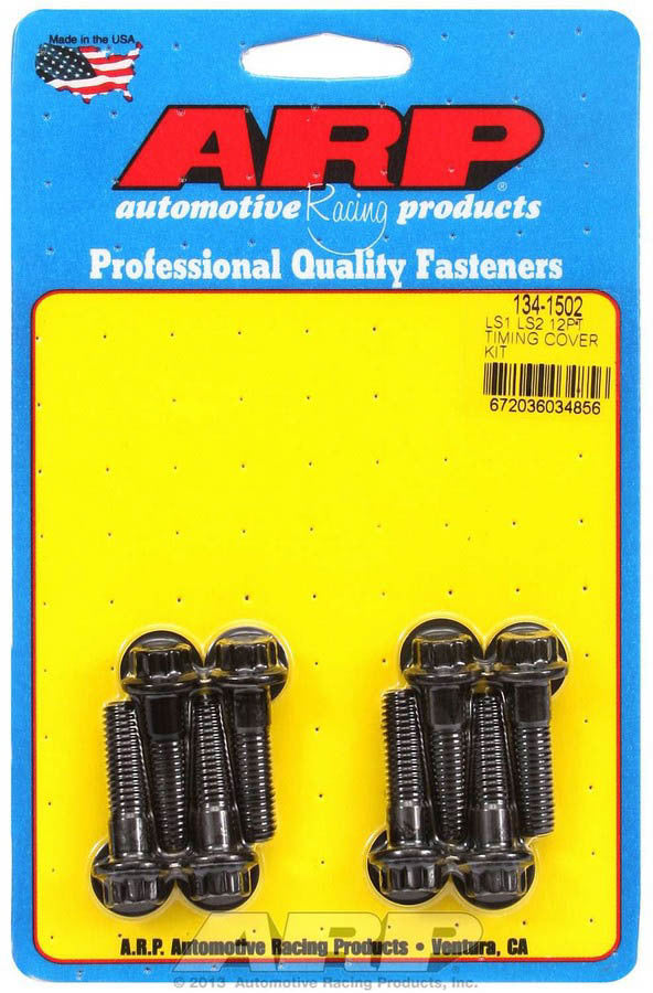 Auto Racing Products Engine Component Timing Cover Bolt Kit - 12pt. LS1/LS2 134-1502