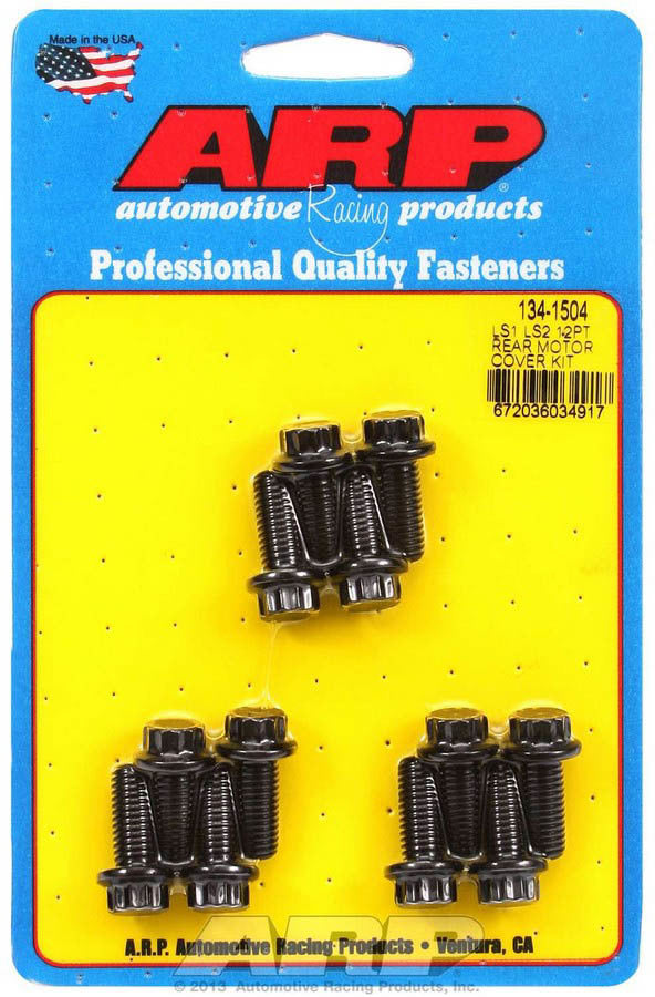 Auto Racing Products Engine Component Rear Motor Cover Bolt Kit - 12pt. LS1/LS2 134-1504