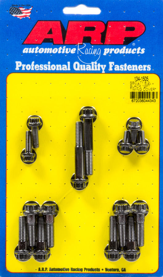 Auto Racing Products Engine Component Timing Cover Bolt Kit GM LT1 6.2L 12pt 134-1505