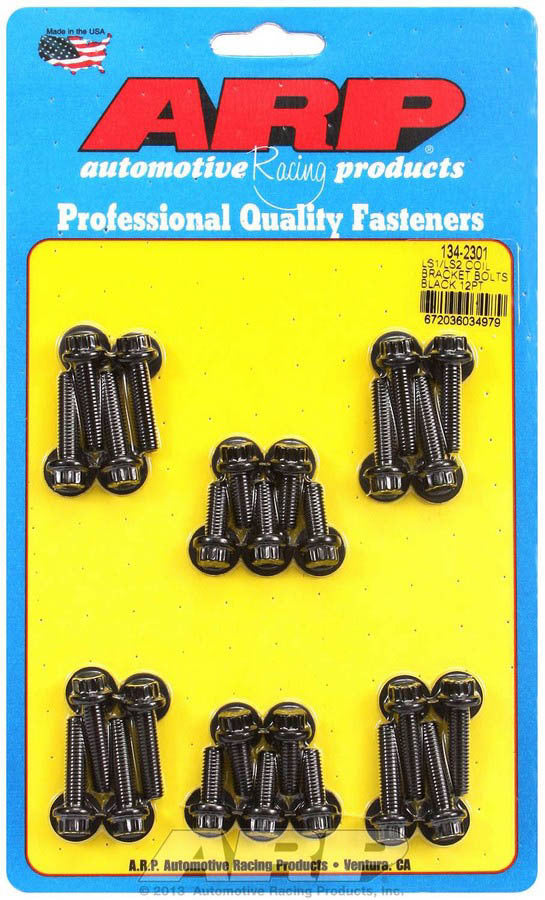 Auto Racing Products Ignition Component Coil Bracket Bolt Kit - 12pt. LS1/LS2 134-2301