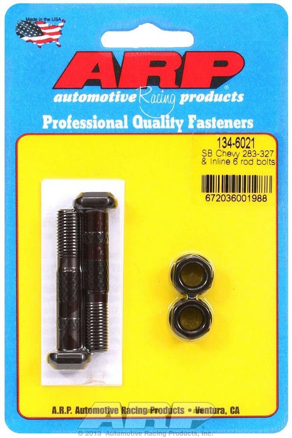 Auto Racing Products Automotive Hardware SBC Rod Bolt Kit - Fits 283-327 S/J (2-Pack) 134-6021