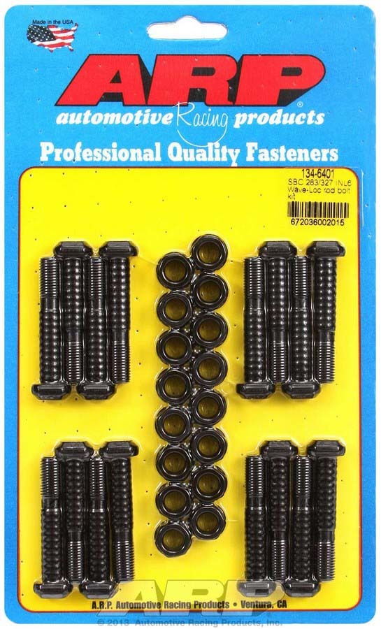 Auto Racing Products Engine Component SBC Rod Bolt Kit - Fits 283-327 S/J Engines 134-6401