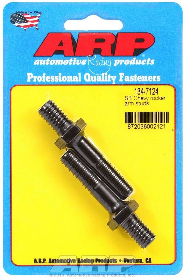 Auto Racing Products Rocker Arm Fastener Kits SBC Rocker Arm Stud Kit 3/8 (2) 134-7124