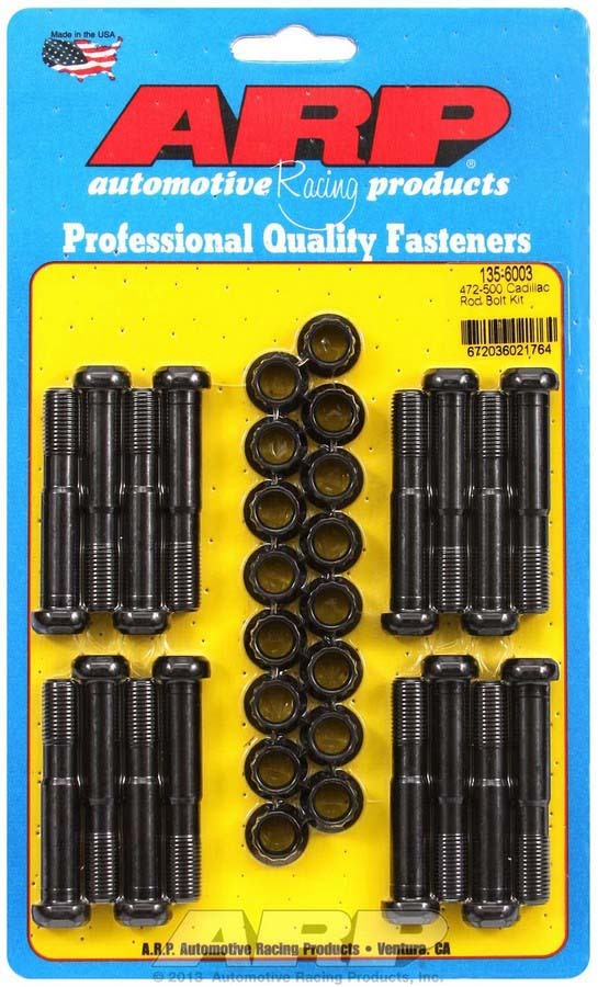 Auto Racing Products Automotive Hardware Cady Rod Bolt Kit - Fits 472/500 135-6003